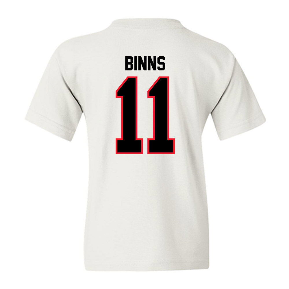 Southern Utah - NCAA Men's Basketball : Langston Binns - Youth T-Shirt-1
