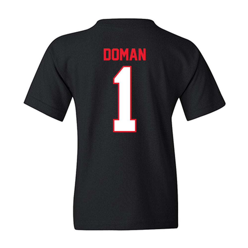 Southern Utah - NCAA Women's Basketball : Kortney Doman - Youth T-Shirt-1