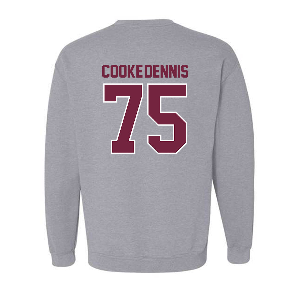 SIU Carbondale - NCAA Football : Tristan Cooke-Dennis - Crewneck Sweatshirt-1