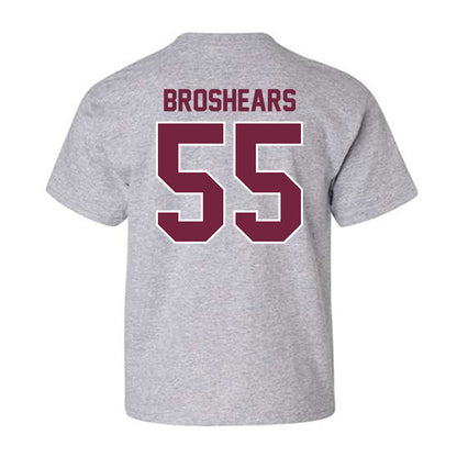 SIU Carbondale - NCAA Football : Alex Broshears - Youth T-Shirt-1