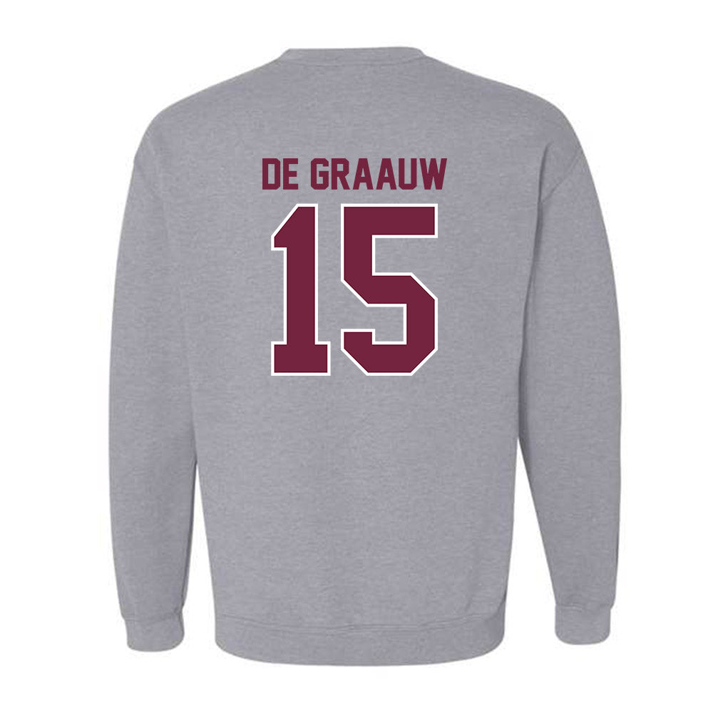 SIU Carbondale - NCAA Baseball : Gio De Graauw - Crewneck Sweatshirt-1