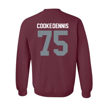 SIU Carbondale - NCAA Football : Tristan Cooke-Dennis - Crewneck Sweatshirt-1