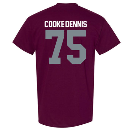 SIU Carbondale - NCAA Football : Tristan Cooke-Dennis - T-Shirt-1