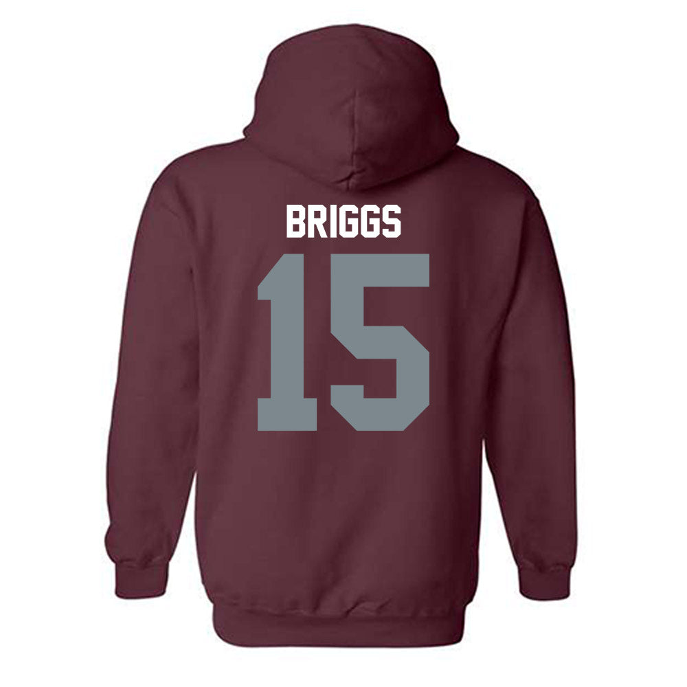 SIU Carbondale - NCAA Women's Soccer : Josie Briggs - Hooded Sweatshirt-1