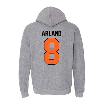 Idaho State - NCAA Men's Basketball : Trey Arland - Classic Shersey Hooded Sweatshirt-1