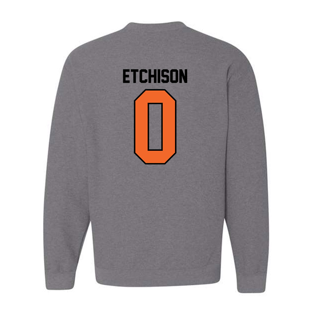 Idaho State - NCAA Men's Basketball : Gus Etchison - Classic Shersey Crewneck Sweatshirt-1