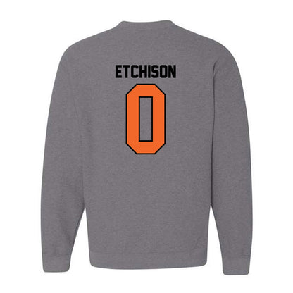 Idaho State - NCAA Men's Basketball : Gus Etchison - Classic Shersey Crewneck Sweatshirt-1