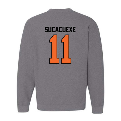 Idaho State - NCAA Women's Basketball : Milena Sucacuexe - Classic Shersey Crewneck Sweatshirt-1