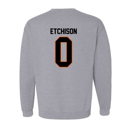 Idaho State - NCAA Men's Basketball : Gus Etchison - Classic Shersey Crewneck Sweatshirt-1