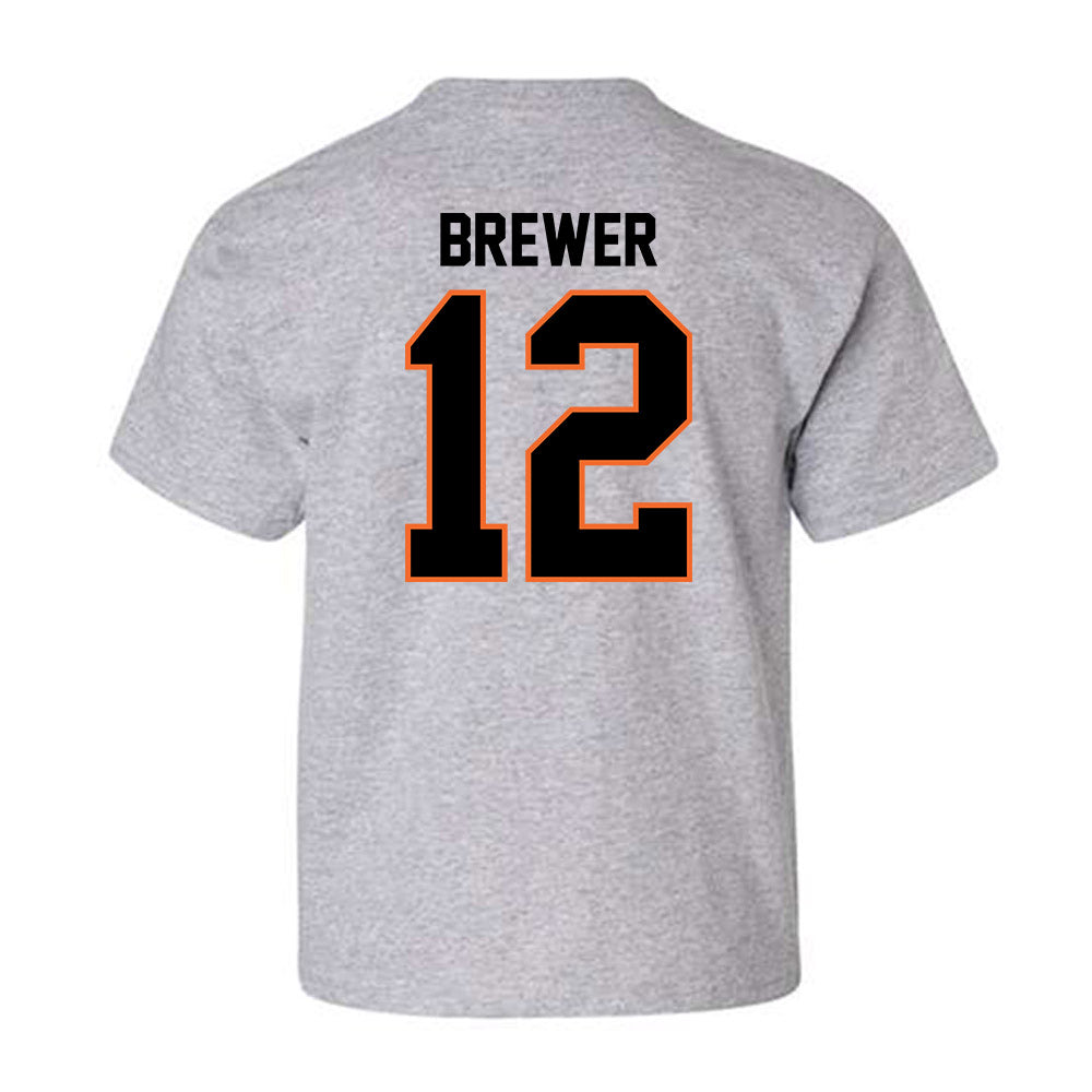 Idaho State - NCAA Men's Basketball : Lachlan Brewer - Classic Shersey Youth T-Shirt-1