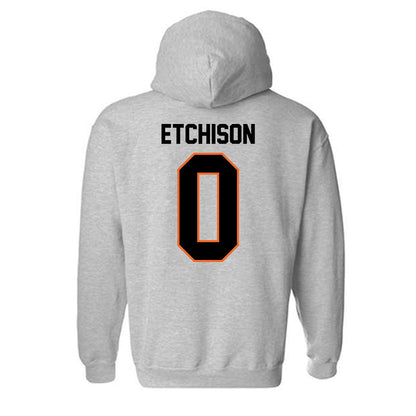Idaho State - NCAA Men's Basketball : Gus Etchison - Classic Shersey Hooded Sweatshirt-1