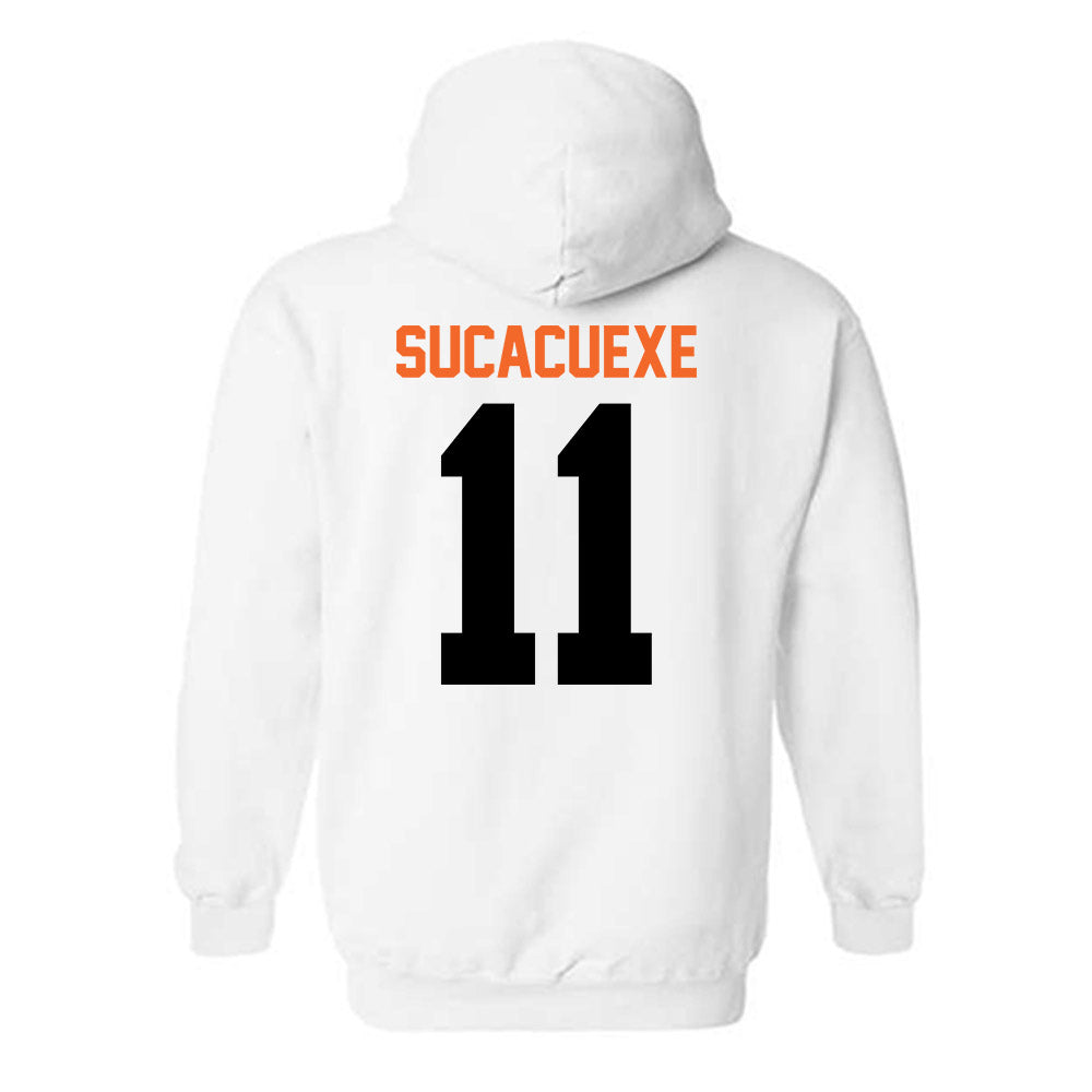 Idaho State - NCAA Women's Basketball : Milena Sucacuexe - Classic Shersey Hooded Sweatshirt-1