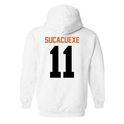 Idaho State - NCAA Women's Basketball : Milena Sucacuexe - Classic Shersey Hooded Sweatshirt-1