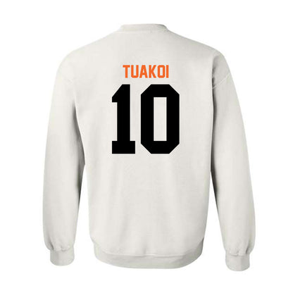 Idaho State - NCAA Football : Maka Tuakoi - Classic Shersey Crewneck Sweatshirt-1