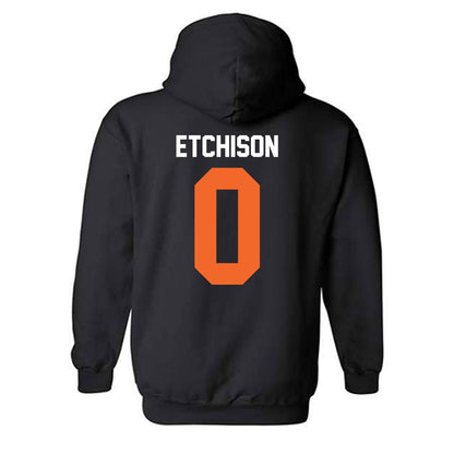 Idaho State - NCAA Men's Basketball : Gus Etchison - Classic Shersey Hooded Sweatshirt-1
