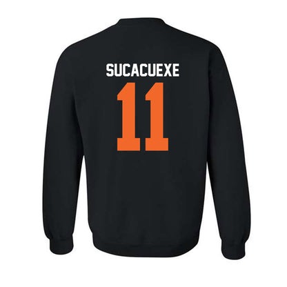 Idaho State - NCAA Women's Basketball : Milena Sucacuexe - Classic Shersey Crewneck Sweatshirt-1