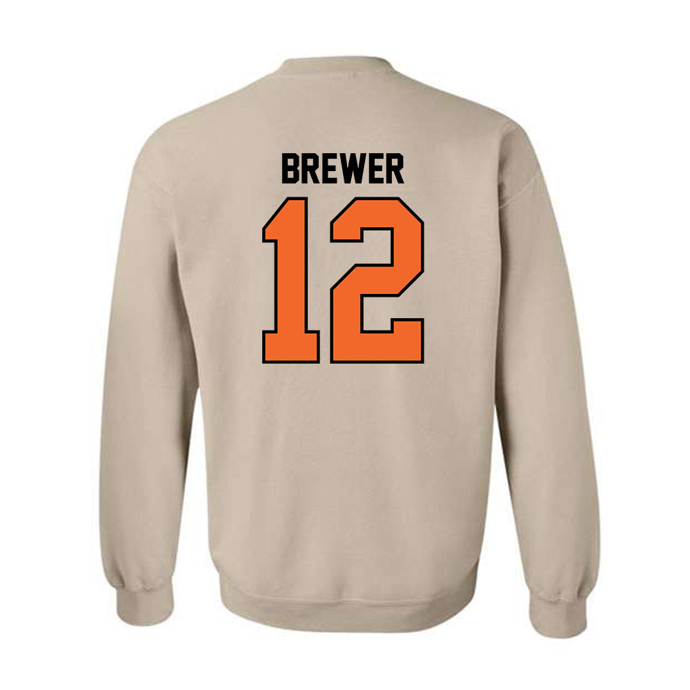 Idaho State - NCAA Men's Basketball : Lachlan Brewer - Classic Shersey Crewneck Sweatshirt-1