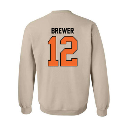 Idaho State - NCAA Men's Basketball : Lachlan Brewer - Classic Shersey Crewneck Sweatshirt-1