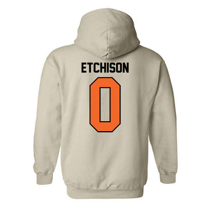 Idaho State - NCAA Men's Basketball : Gus Etchison - Classic Shersey Hooded Sweatshirt-1