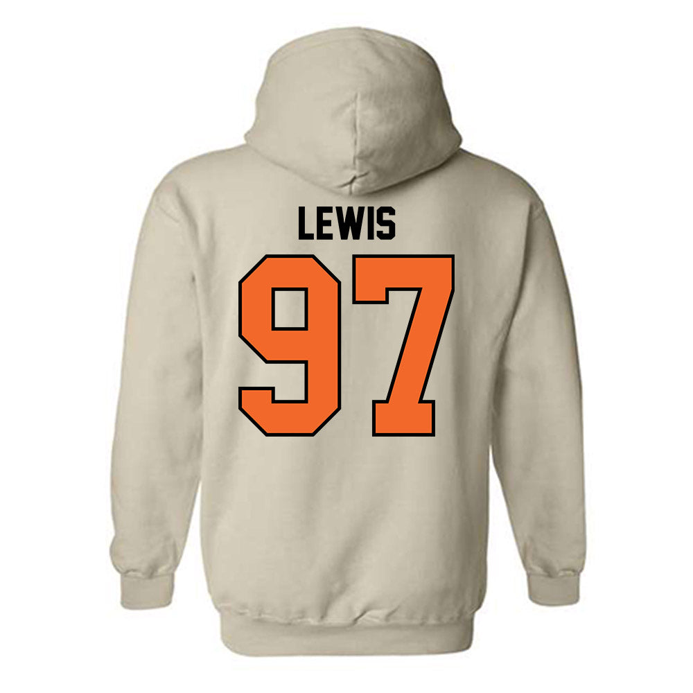 Idaho State - NCAA Football : Collin Lewis - Classic Shersey Hooded Sweatshirt-1