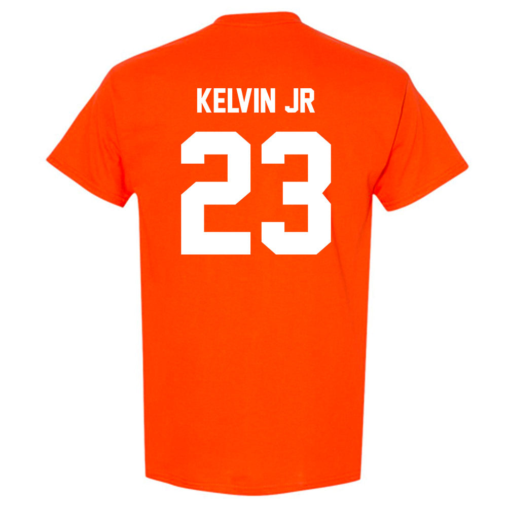 Oklahoma State - NCAA Men's Basketball : Mikey Kelvin Jr - Classic Shersey T-Shirt-3