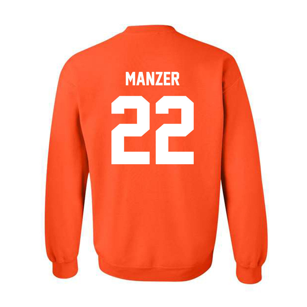 Oklahoma State - NCAA Men's Basketball : Brooks Manzer - Crewneck Sweatshirt