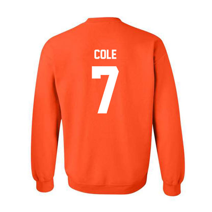 Oklahoma State - NCAA Men's Basketball : Kirk Cole - Classic Shersey Crewneck Sweatshirt-3