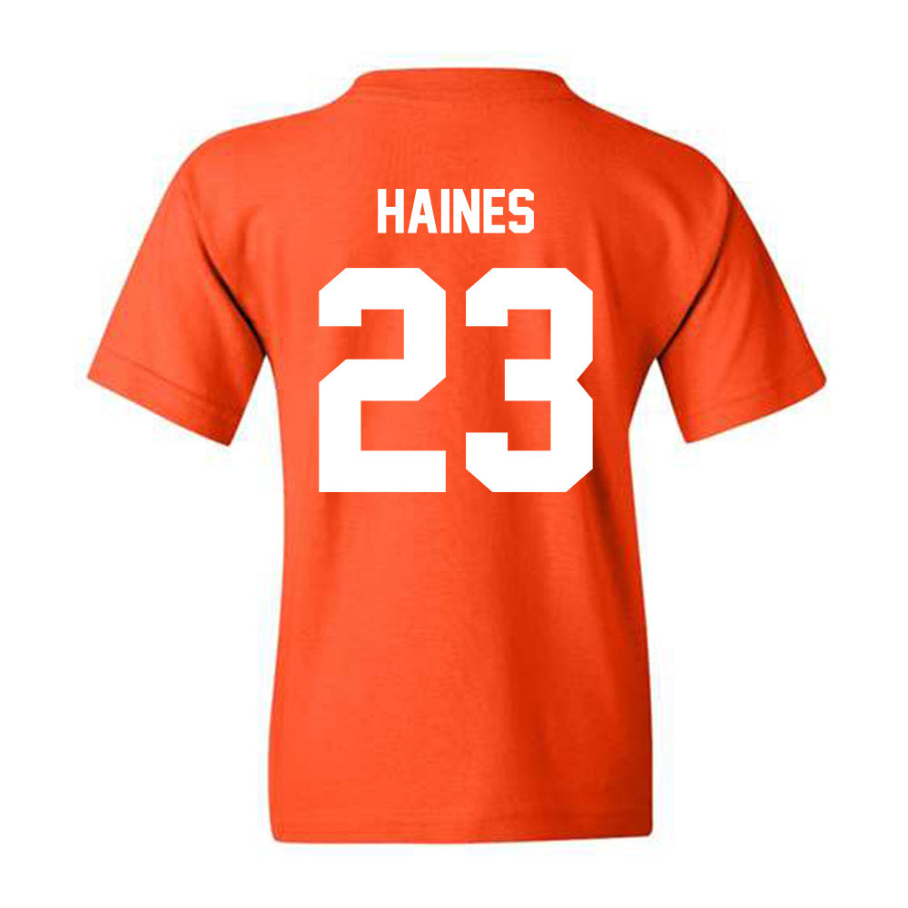 Oklahoma State - NCAA Women's Soccer : Megan Haines - Classic Shersey Youth T-Shirt