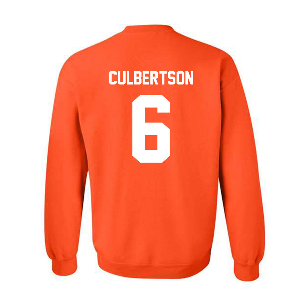 Oklahoma State - NCAA Baseball : Drew Culbertson - Classic Shersey Crewneck Sweatshirt-3