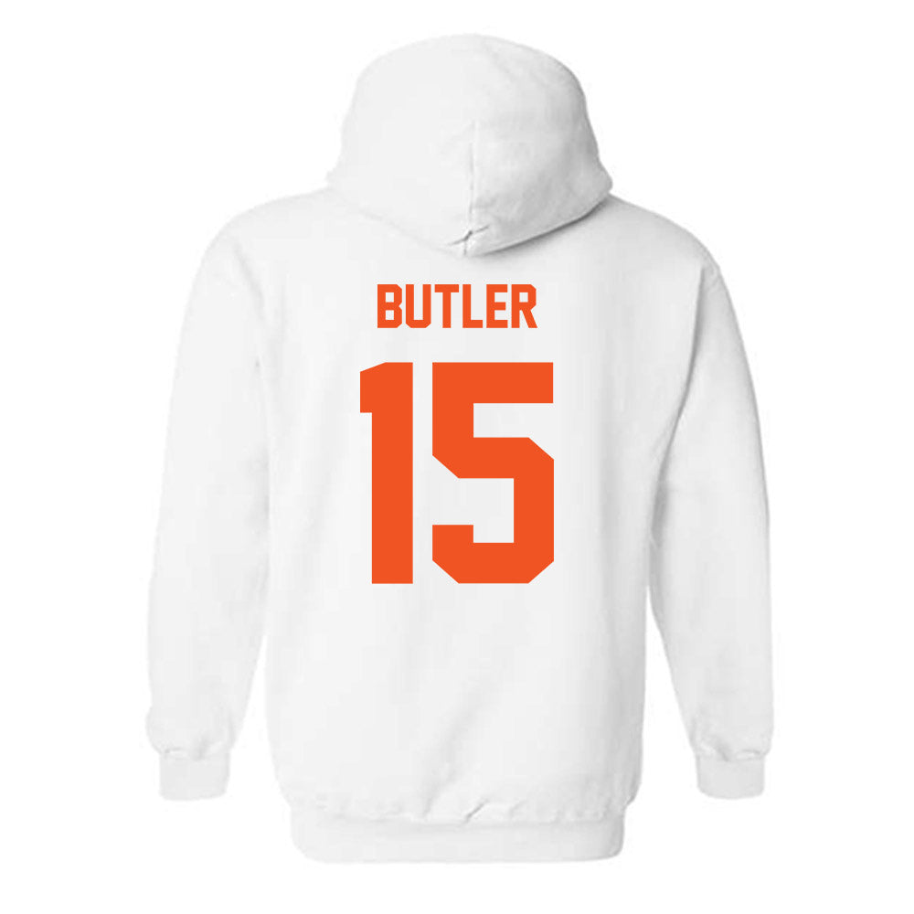 Oklahoma State - NCAA Women's Basketball : Brenna Butler - Classic Shersey Hooded Sweatshirt-3