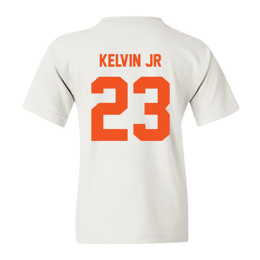 Oklahoma State - NCAA Men's Basketball : Mikey Kelvin Jr - Classic Shersey Youth T-Shirt-2