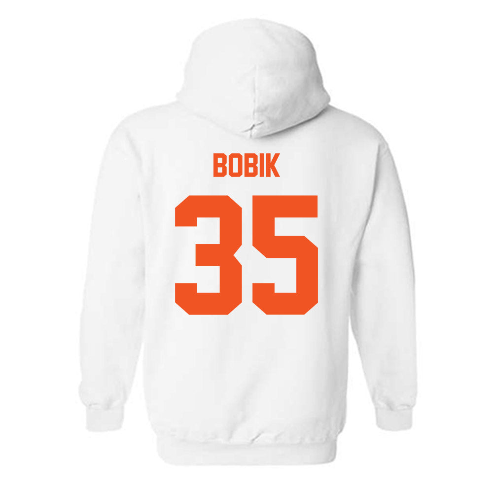 Oklahoma State - NCAA Men's Basketball : Jaxton Bobik - Classic Shersey Hooded Sweatshirt-3