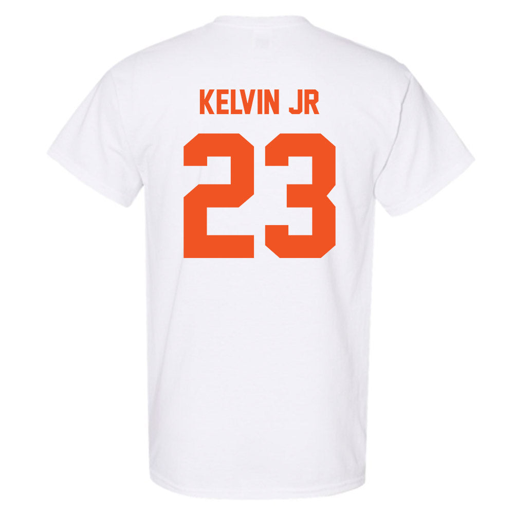 Oklahoma State - NCAA Men's Basketball : Mikey Kelvin Jr - Classic Shersey T-Shirt-2