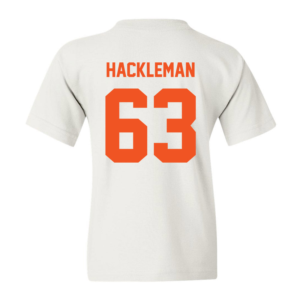 Oklahoma State - NCAA Football : Caleb Hackleman - Youth T-Shirt