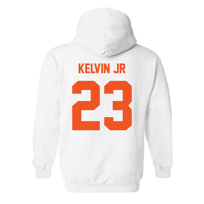 Oklahoma State - NCAA Men's Basketball : Mikey Kelvin Jr - Classic Shersey Hooded Sweatshirt-3