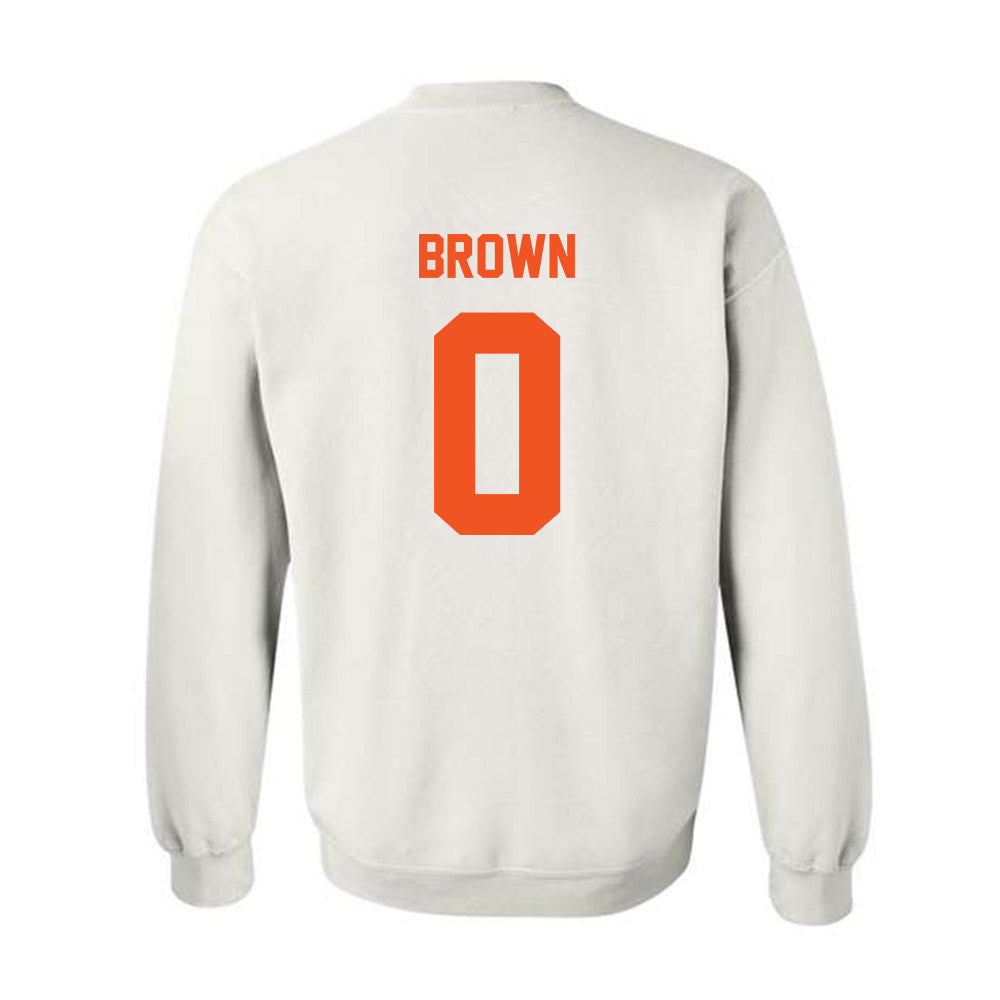 Oklahoma State - NCAA Men's Basketball : Naz Brown - Crewneck Sweatshirt