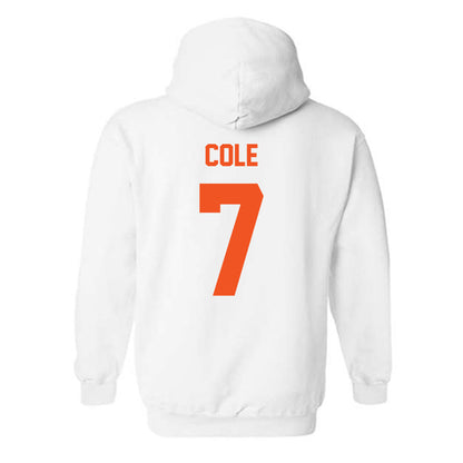 Oklahoma State - NCAA Men's Basketball : Kirk Cole - Classic Shersey Hooded Sweatshirt-3