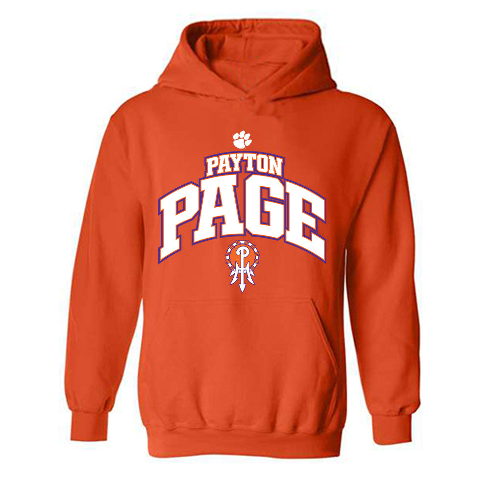Clemson - NCAA Football : Payton Page - Fashion Shersey Hooded Sweatshirt