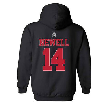 Georgia - NCAA Men's Basketball : Asa Newell - Hooded Sweatshirt-1