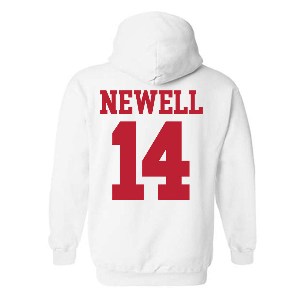 Georgia - NCAA Men's Basketball : Asa Newell - Fashion Shersey Hooded Sweatshirt-1