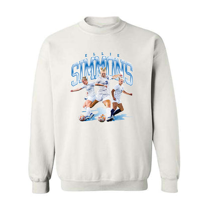Buffalo - NCAA Women's Soccer : Ellie Simmons - Player Collage Crewneck Sweatshirt