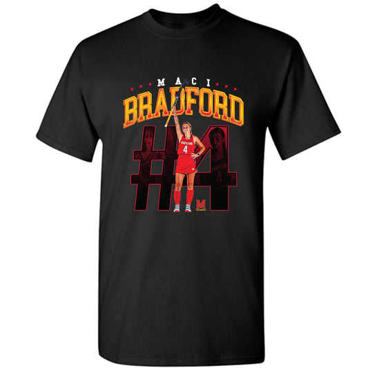 Maryland - NCAA Women's Field Hockey : Maci Bradford - T-Shirt Individual Caricature