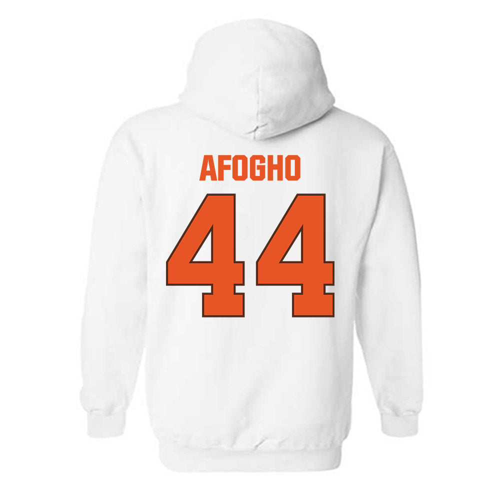 BGSU - NCAA Football : David Afogho - Classic Shersey Hooded Sweatshirt-1