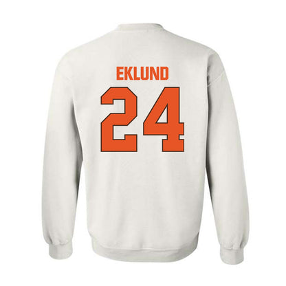 BGSU - NCAA Football : Justin Eklund - Classic Shersey Crewneck Sweatshirt-1