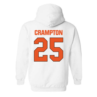 BGSU - NCAA Men's Ice Hockey : Brayden Crampton - Classic Shersey Hooded Sweatshirt-1