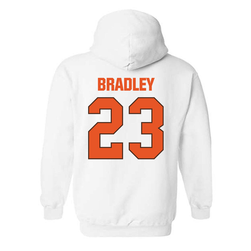 BGSU - NCAA Football : Myles Bradley - Classic Shersey Hooded Sweatshirt-1