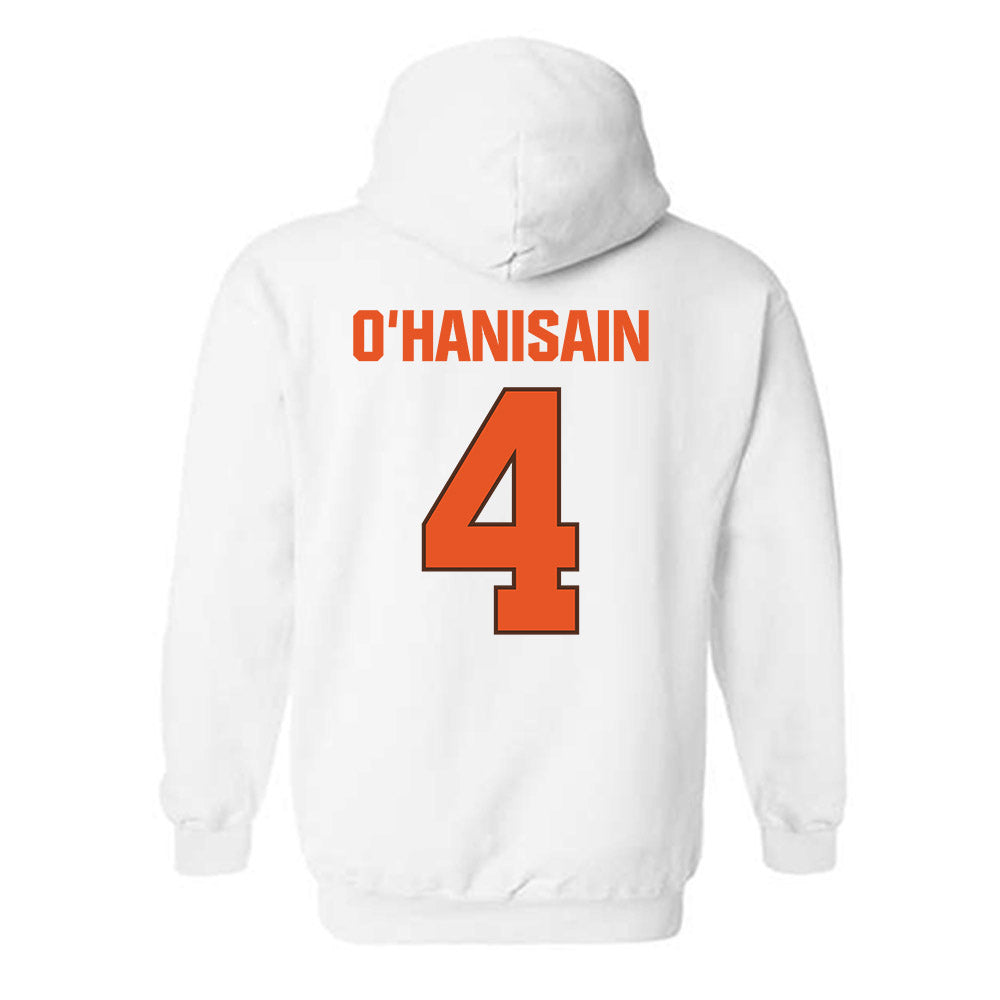 BGSU - NCAA Men's Ice Hockey : Nick O'Hanisain - Classic Shersey Hooded Sweatshirt-1