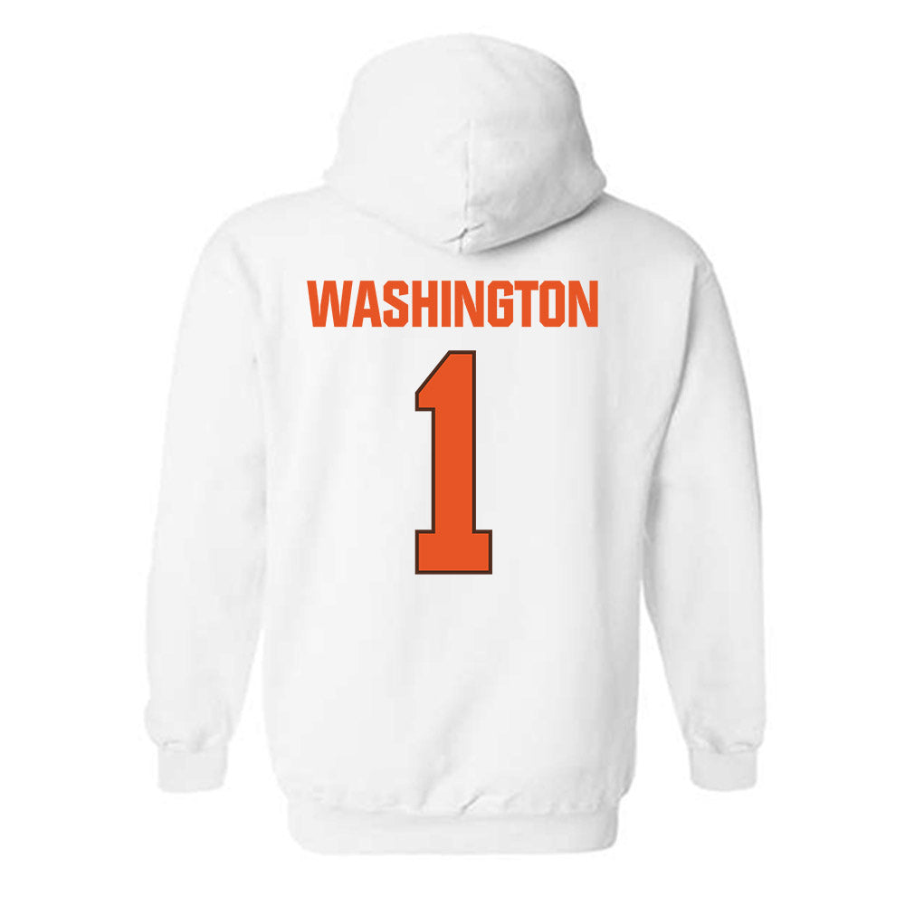 BGSU - NCAA Football : Keyon Washington - Classic Shersey Hooded Sweatshirt-1