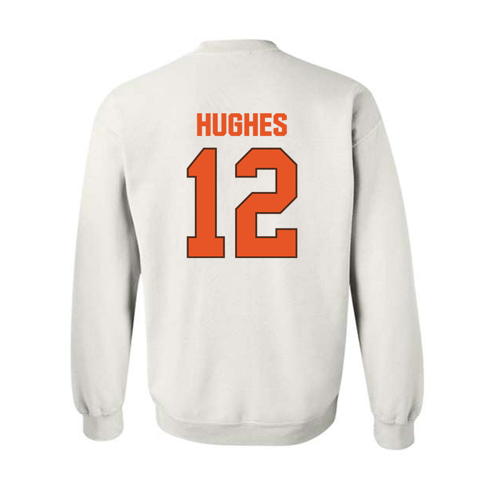 BGSU - NCAA Baseball : John Hughes - Classic Shersey Crewneck Sweatshirt-1