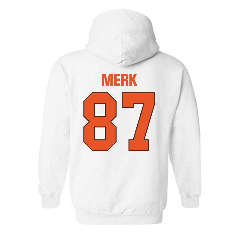 BGSU - NCAA Football : Jared Merk - Classic Shersey Hooded Sweatshirt-1